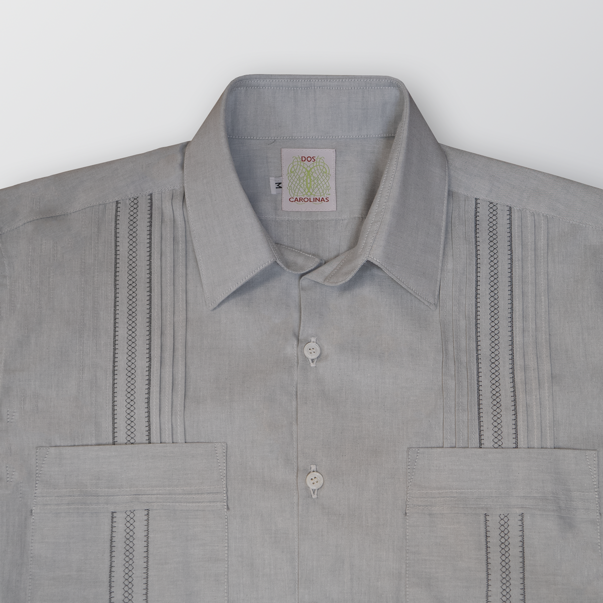 DOS CAROLINAS CHAMBRAY SHORT SLEEVE GUAYABERA Bratteli Family Stores